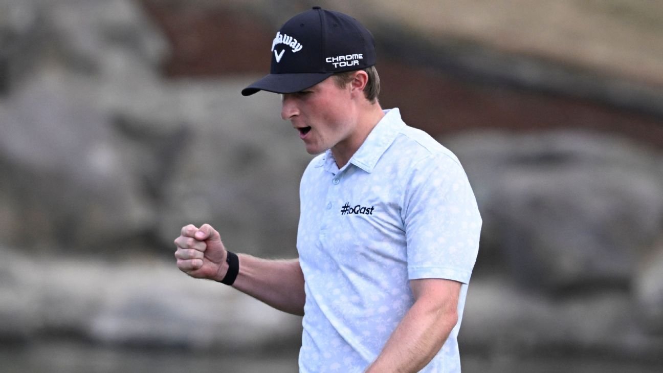 Nashville teen Blades Brown 1 shot off American Express lead