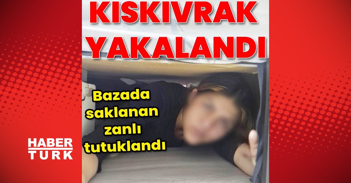 Hırsızlık yaptığı iddia edilen zanlı İstanbulda bazanın altında yakalandı