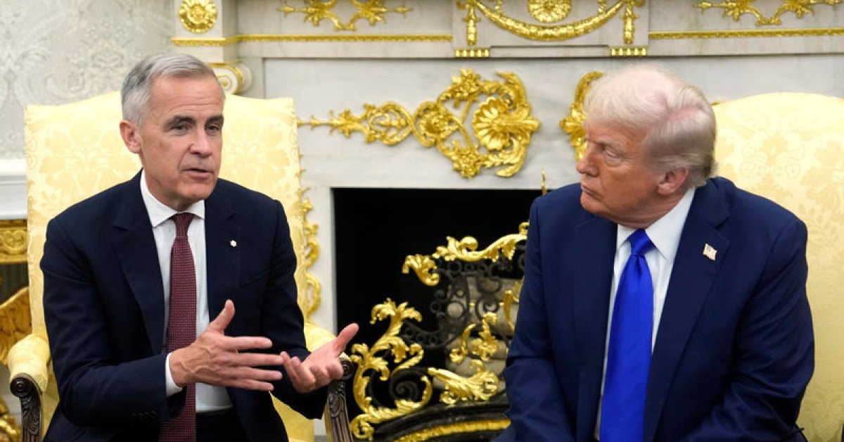 ABD Başkanı Trump, Kanada Başbakanı Carney’e “vali” diyerek seslendi