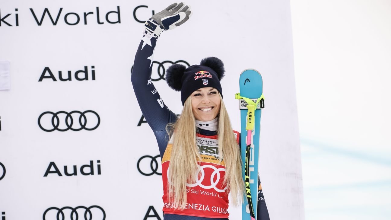 Lindsey Vonn among 232 athletes named on U.S. Olympic roster