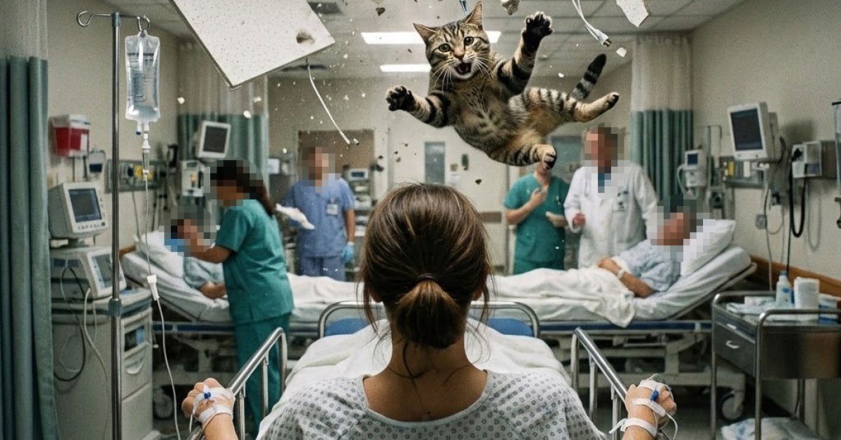 Kolunda serum vardı… Davetsiz misafir üzerine düştü! 50 bin TL kedi tazminatı | SON DAKİKA HABERİ