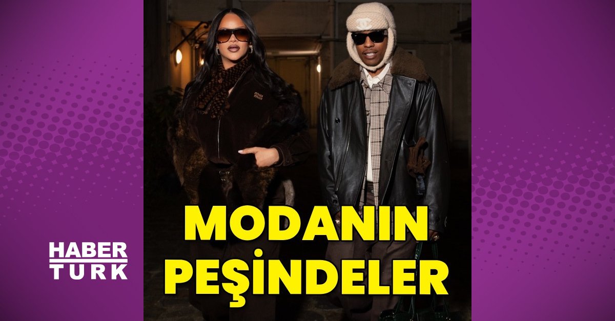 Rihanna ve ASAP Rocky çifti Paris Moda Haftası’nda