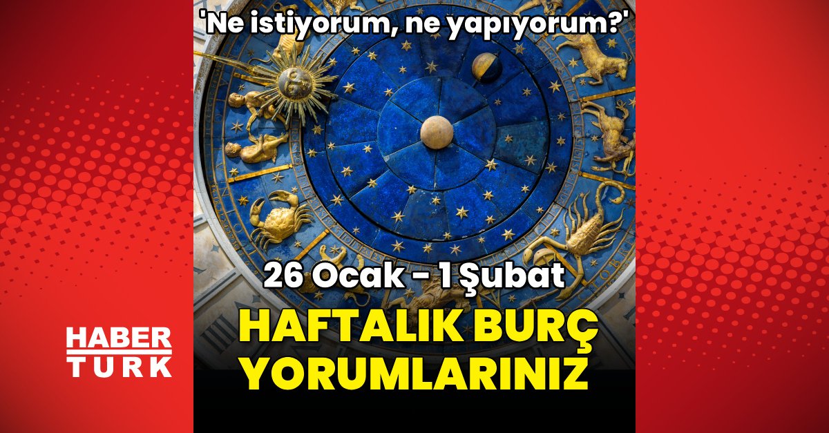 26 Ocak – 1 Şubat haftalık burç yorumları…