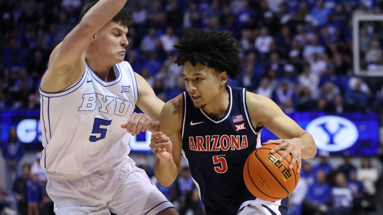 No. 1 Arizona survives BYU’s late rally to remain undefeated