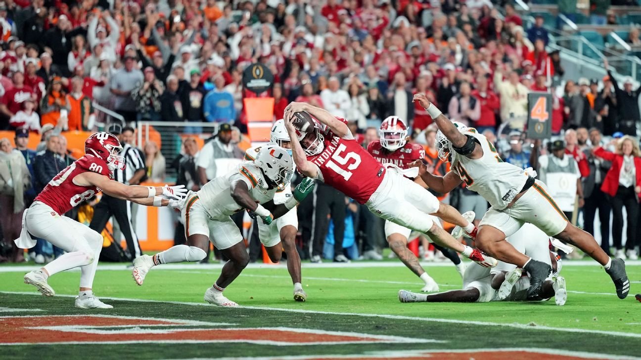 College football’s top 100 games of the 2025 season