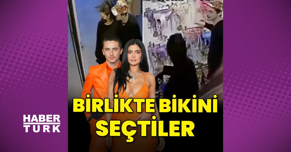 Kylie Jenner ve Timothee Chalamet birlikte bikini seçti