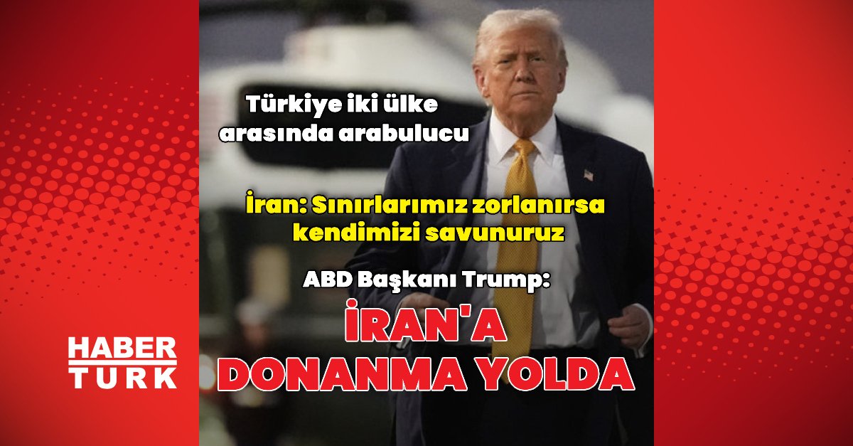 Son dakika: Trump: İran’a dev bir donanma yolladık