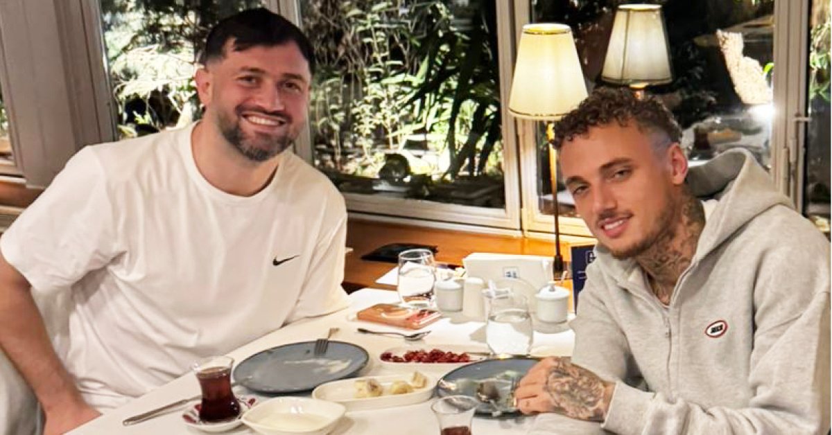 Noa Lang ile Ömer Bayram’ın kebap gecesi