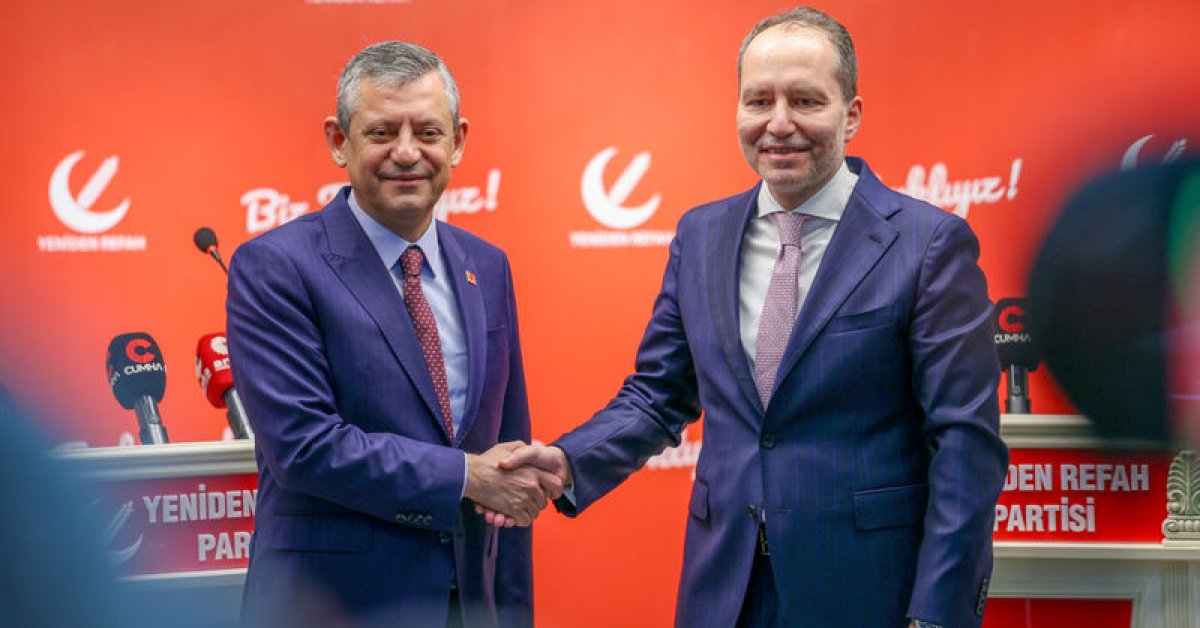 Özgür Özel’den Fatih Erbakan’a ziyaret