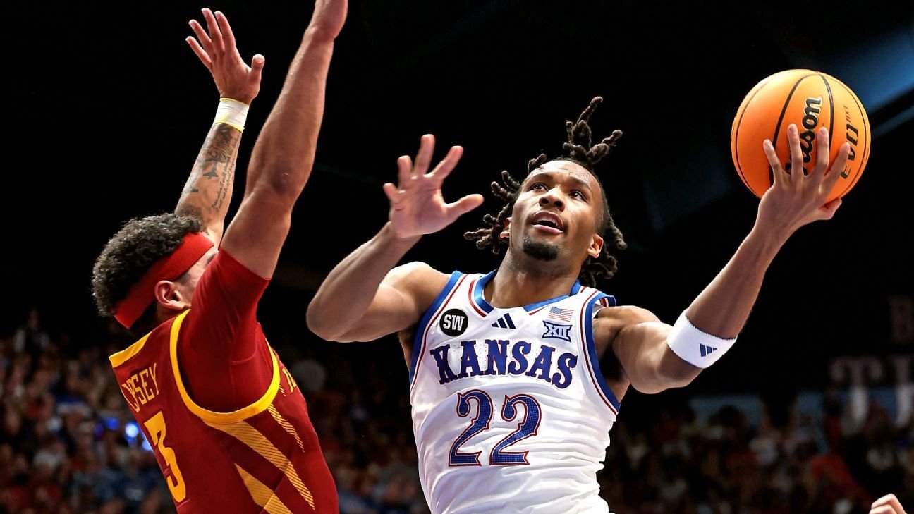 NBA execs: Kansas’ Peterson, BYU’s Dybantsa top draft prospects