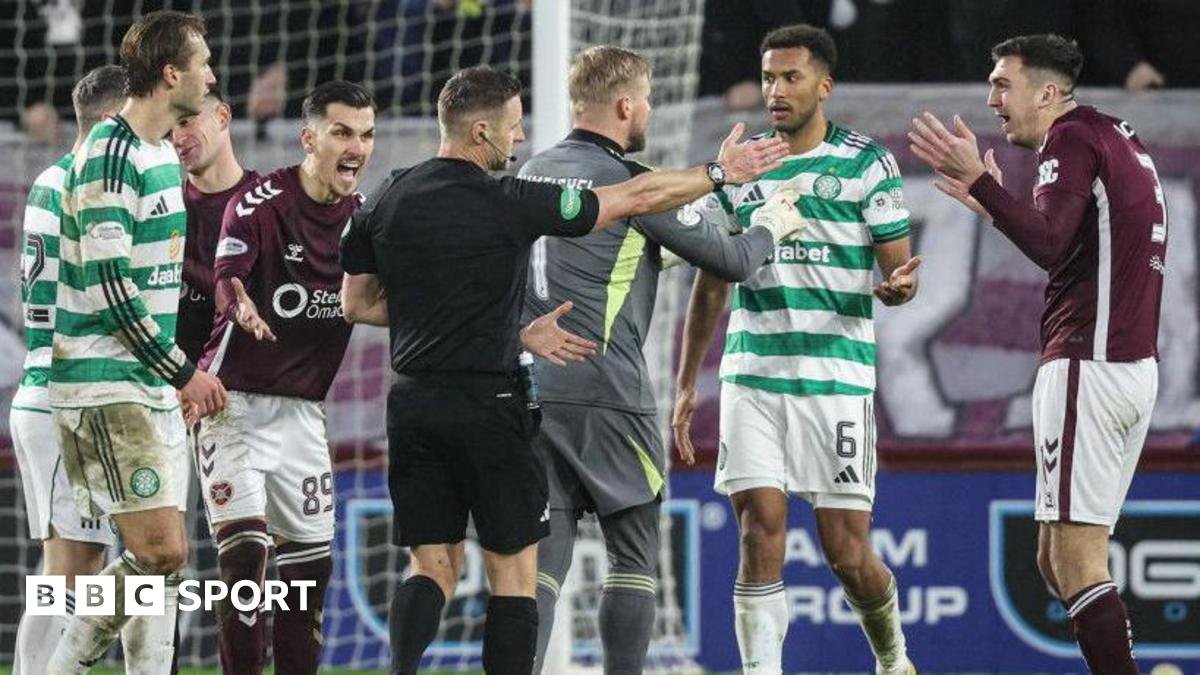 Hearts ‘rattle’ Celtic – but did red card play ‘massive part’ in draw?