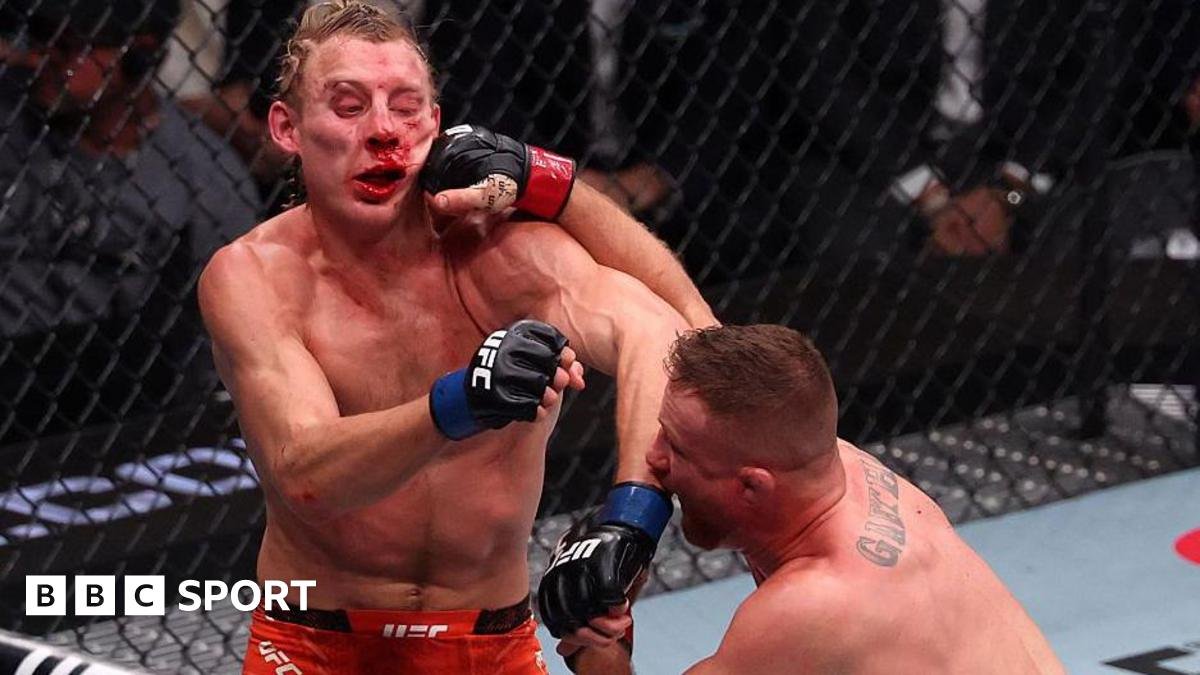 UFC 324: Justin Gaethje beats Paddy Pimblett on points in Las Vegas firefight