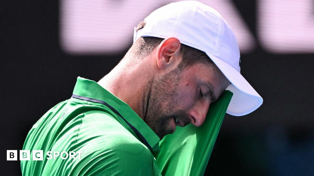 Australian Open 2026: Novak Djokovic scrapes into semi-finals as Lorenzo Musetti retires injured when two sets up