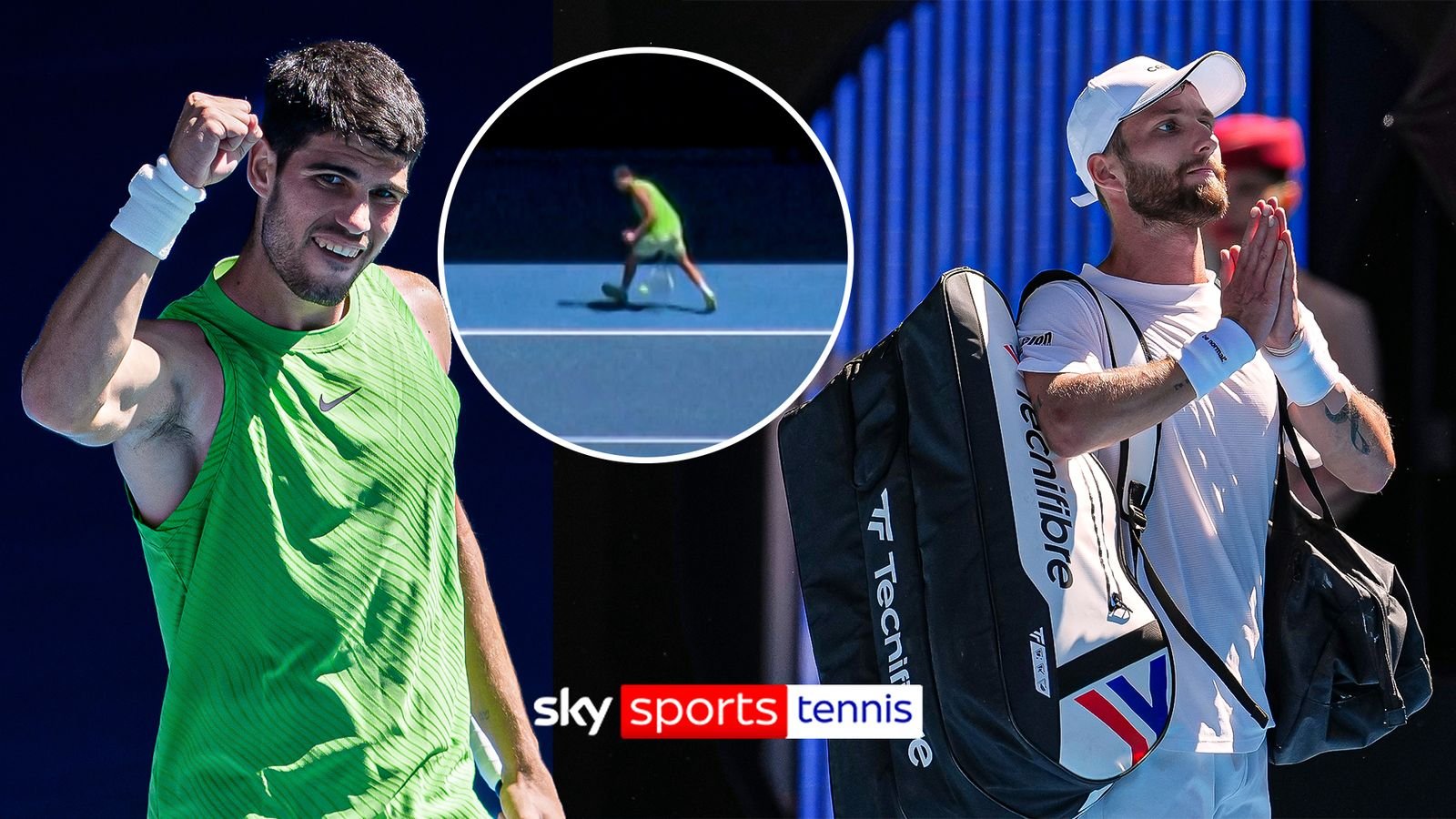 Underarm serves, tweeners and comedy – Alcaraz-Moutet thrill Aussie crowd!
