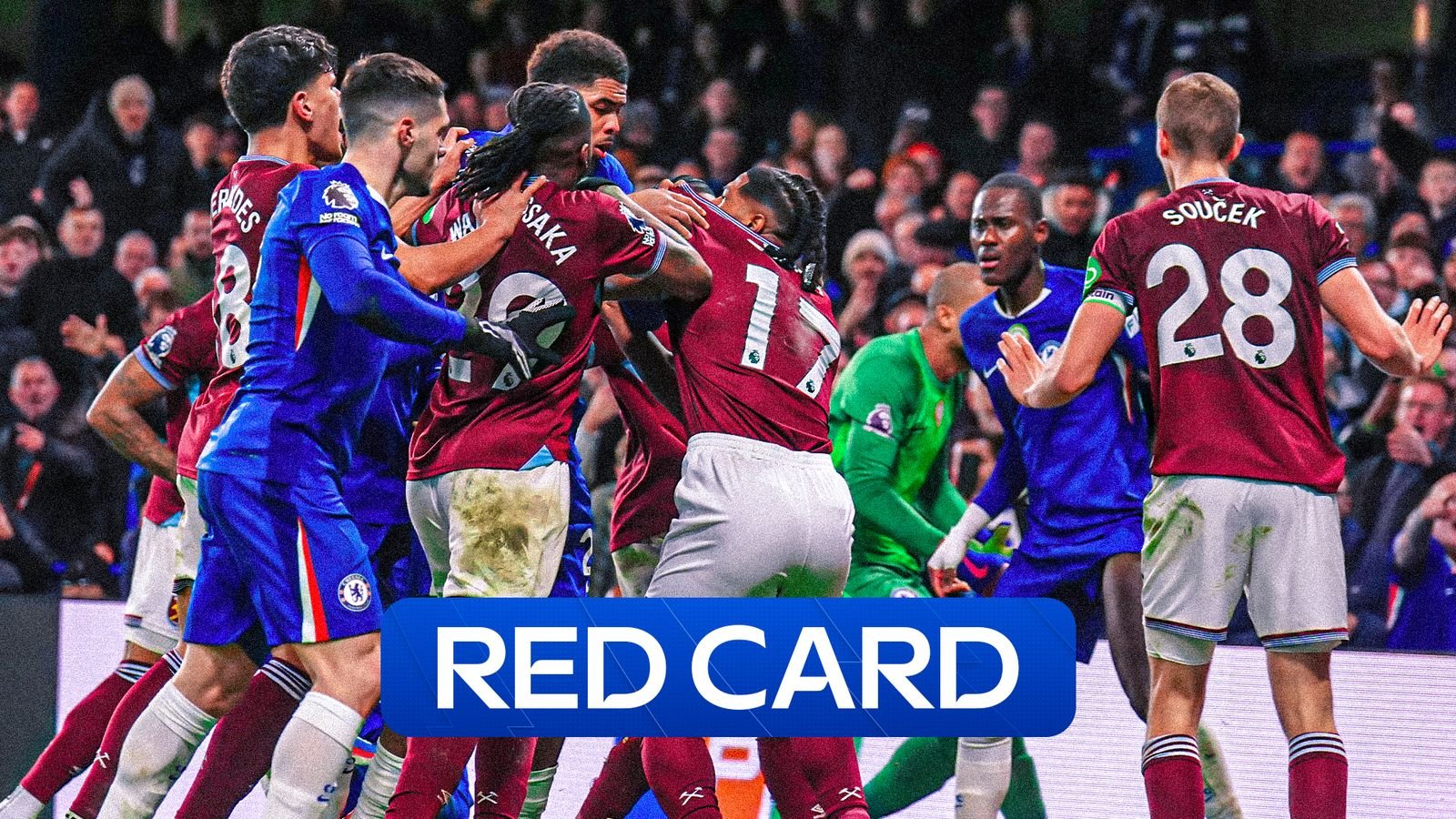 Todibo SENT-OFF as tempers FLARE at Stamford Bridge!