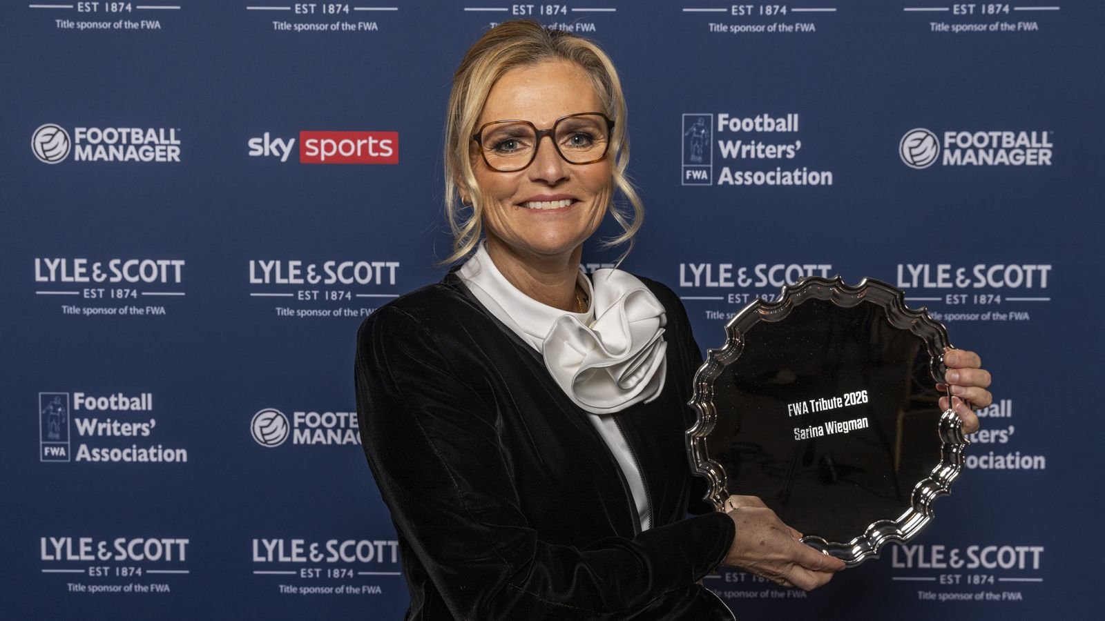 Sarina Wiegman: England Women manager admits she ‘never expected it to be like this’ after receiving Football Writers’ Association tribute award | Football News