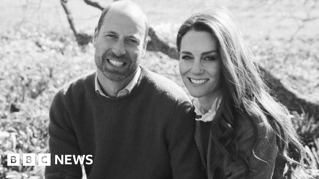 William and Catherine all smiles in Valentine's Day photograph