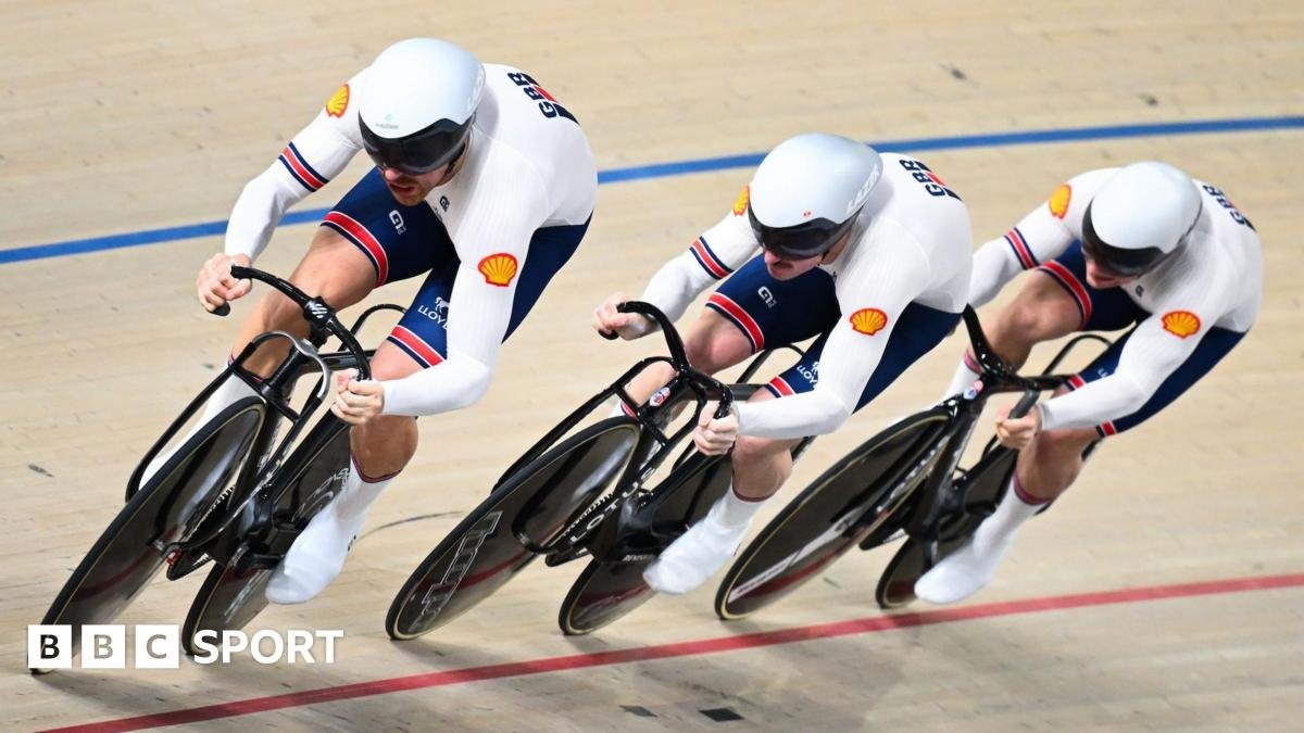 European Championships: GB cyclists win team sprint silvers