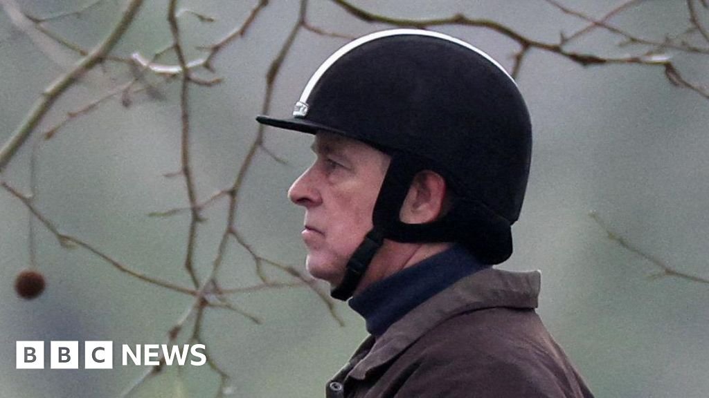 Why did Andrew Mountbatten-Windsor leave Royal Lodge in such a hurry?