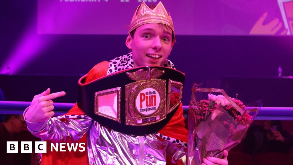 Student beats seven other comedians to be crowned UK's pun champion