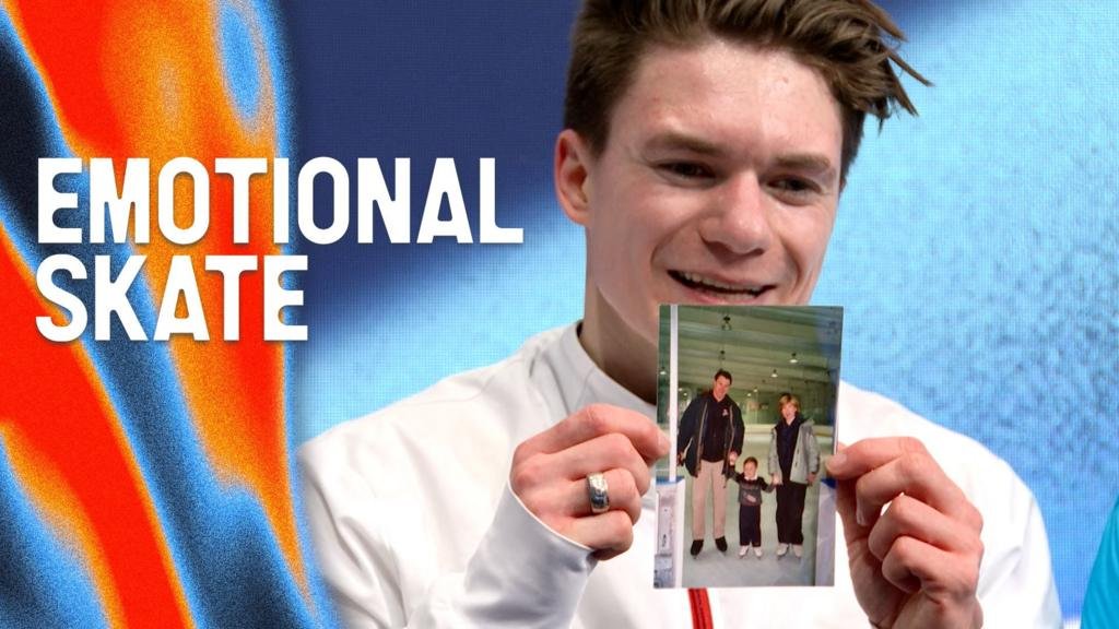 Watch: USA's Naumov skates in memory of parents who died in plane crash